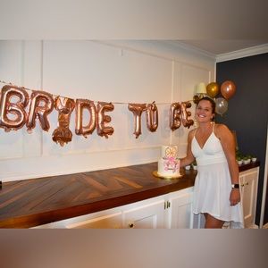 Lace razor back hi low dress